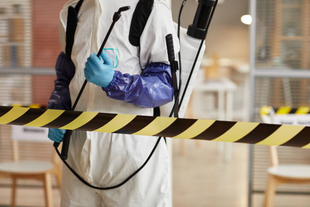 Professional Biohazard Cleanup technician working in Parlier, CA